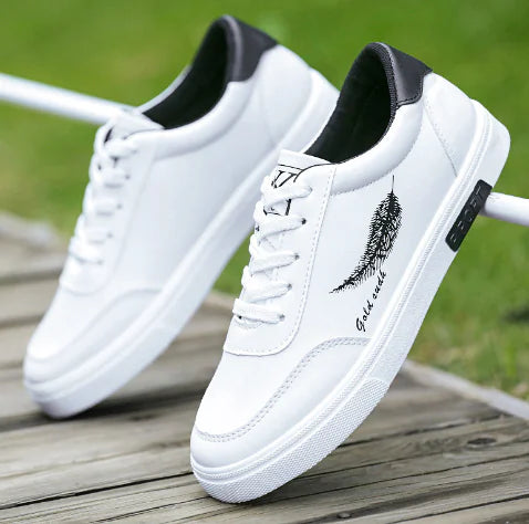 Trendy Casual White Shoes for Men