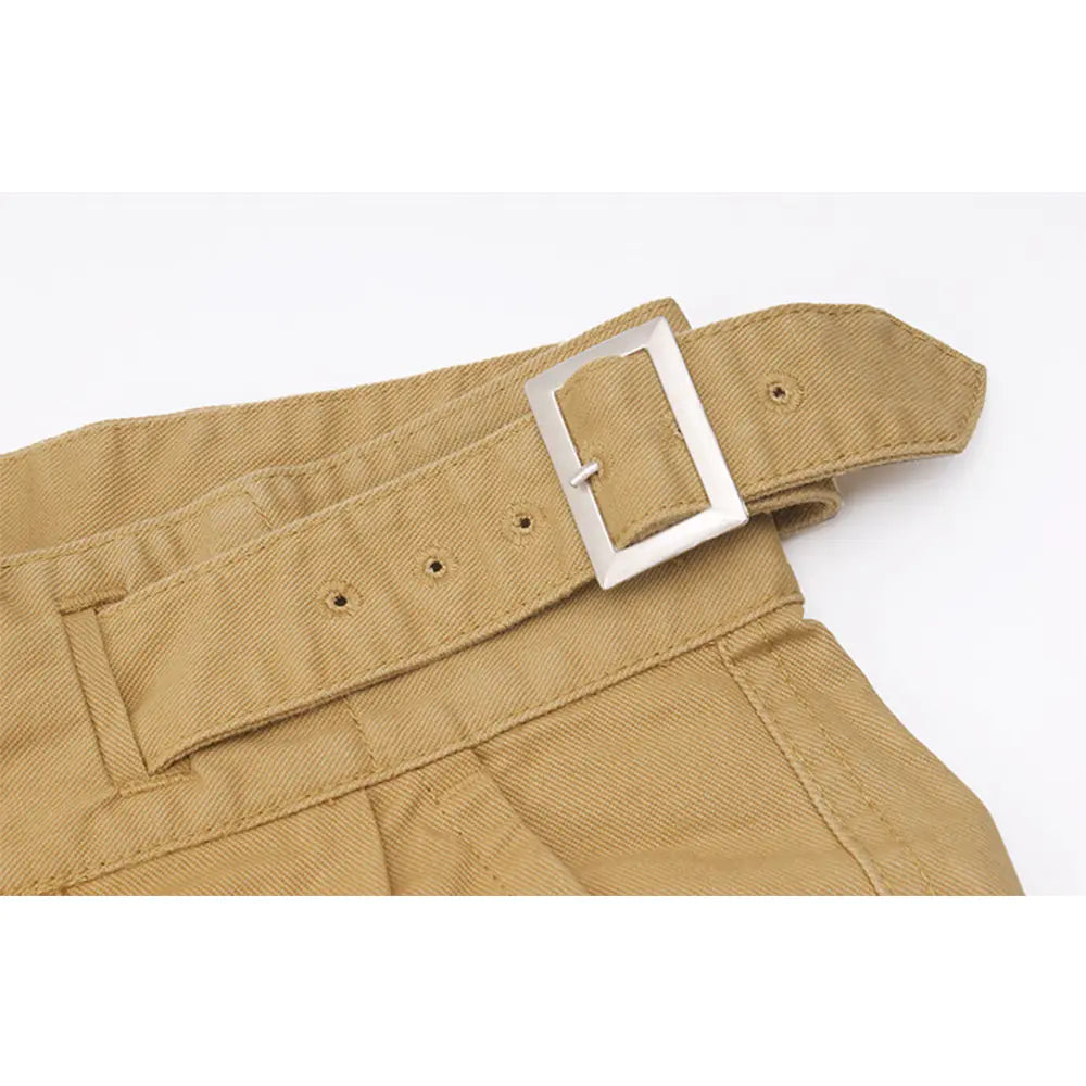 Men's Gurkha Khaki Casual Relaxed Pants