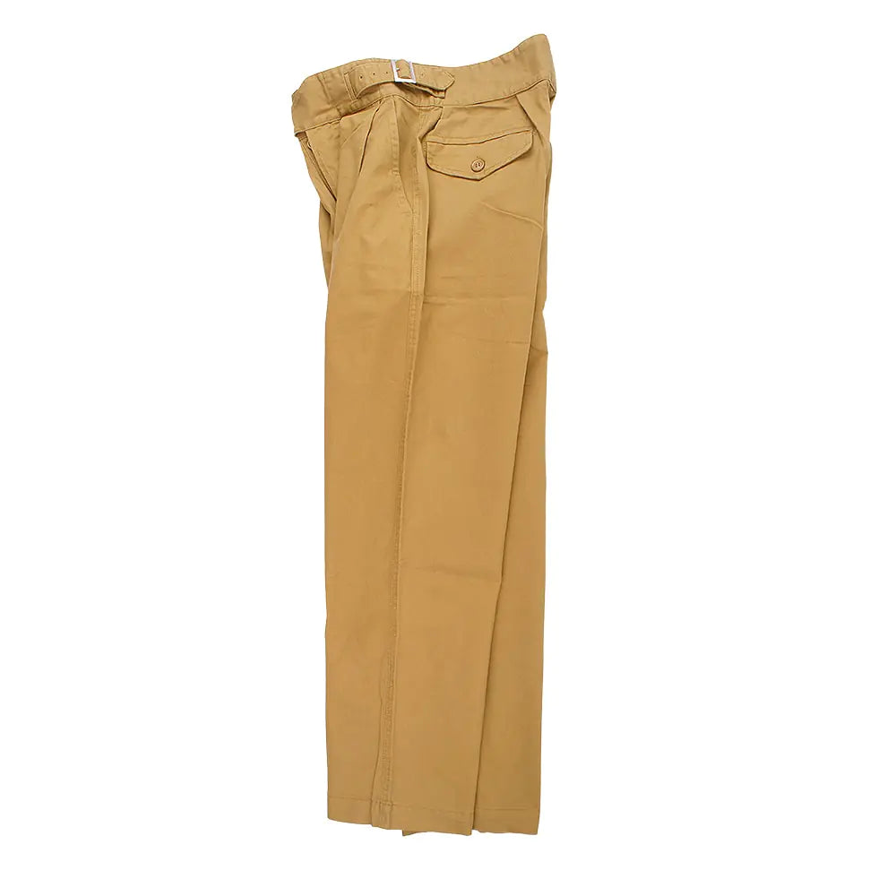 Men's Gurkha Khaki Casual Relaxed Pants