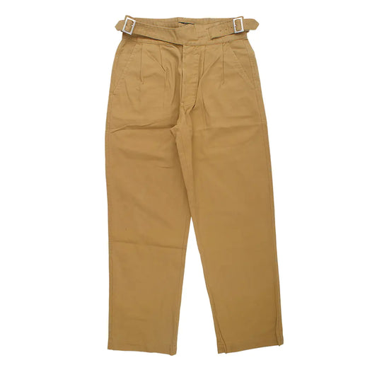 Men's Gurkha Khaki Casual Relaxed Pants